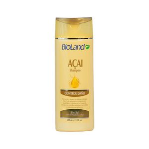 Shampoo Control Daño Acai Sin Sal Bioland