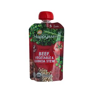 Compota Res Vegetales Quinoa Happy Baby Pouch