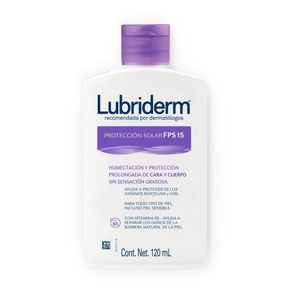 Crema Corporal Protección Solar FPS 15 Lubriderm