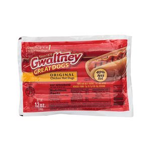 Salchicha Pollo Hot Dog Gwaltney