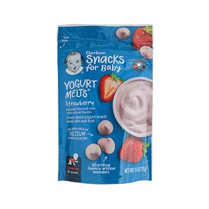 Snacks Puffs Yogurt Melts Fresa Gerber Doypack