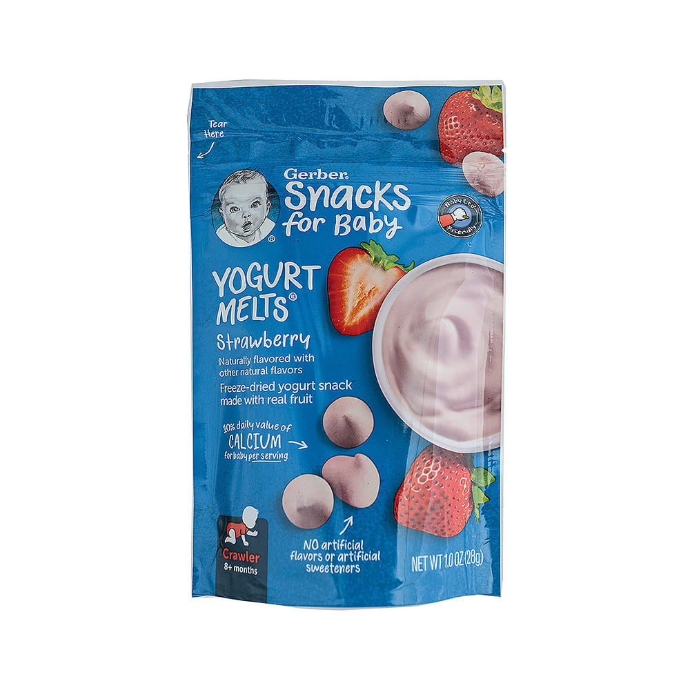 La Torre Snacks Puffs Yogurt Melts Fresa Gerber Doypack