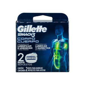 Repuesto Corporal Lubricante Y Humectante Mach 3 Gillette
