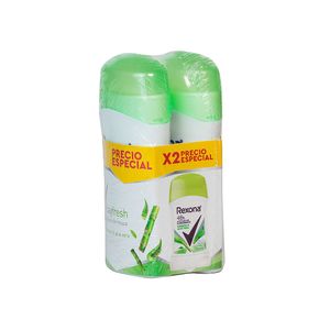 Desodorante Mujer Bamboo & Aloe Rexona Barra 2 Pack