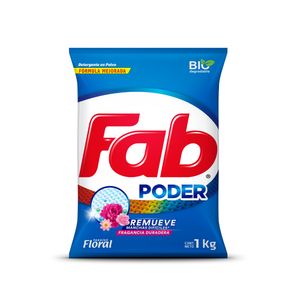 Detergente Polvo Floral Fab