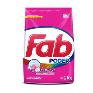 Detergente Polvo Flores Amores Toque Suavizante Fab