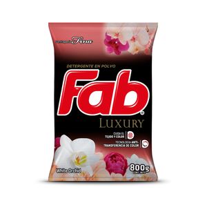 Detergente Polvo Luxury White Orchid Fab