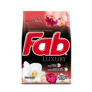 Detergente Polvo Luxury White Orchid Fab