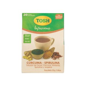 Té Cúrcuma Spirulina Tosh