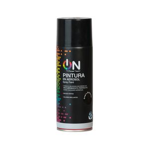 Pintura Negro Brillante Aerosol On