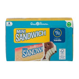 Helado Mini Sandwich Vainilla Dos Pinos 8 Pack