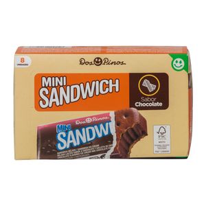 Helado Mini Sandwich Chocolate Dos Pinos 8 Pack