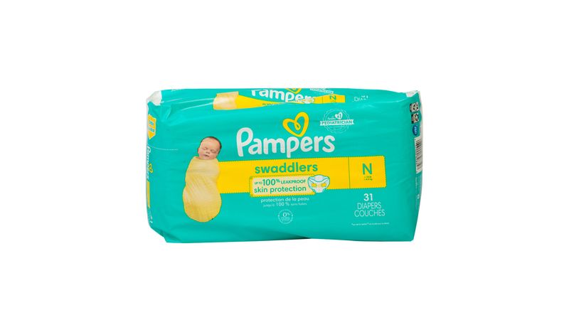 La Torre Pañal Desechable Talla N Recién Nacido Swaddlers Pampers