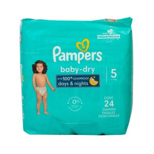 Pañal Desechable Talla 5 Baby Dry Pampers