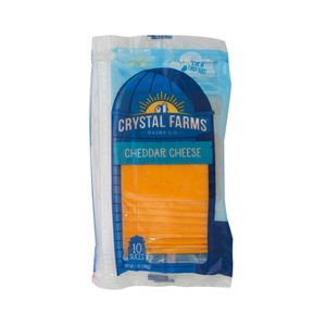 Queso Cheddar Rodajado Crystal Farms