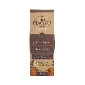 Shampoo Antiedad Nutrición y Brillo Tío Nacho