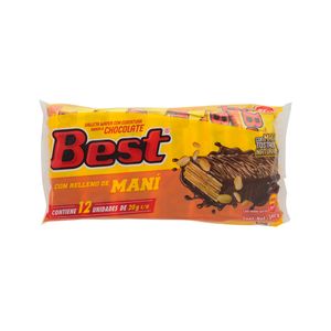 Galleta Crema De Maní Cubierta Chocolate Best 12 Pack
