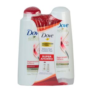 Shampoo Regeneración Extrema Dove 750ml. + Acondicionador 400ml.