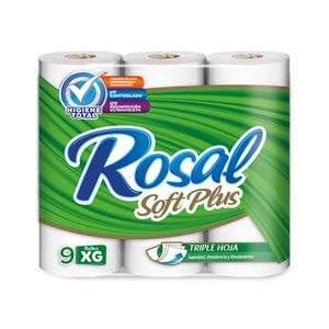 Papel Higiénico Triple Hoja XG Soft Plus Rosal