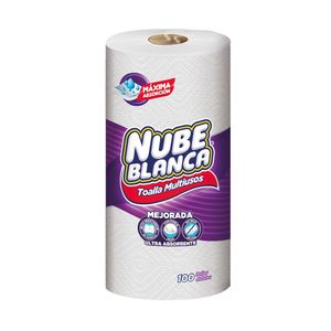 Mayordomo Doble Hoja Ultra Absorbente Nube Blanca 100hjs.
