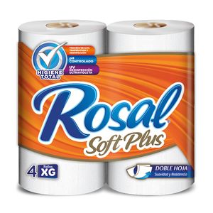Papel Higiénico Doble Hoja Naranja Soft Plus Rosal