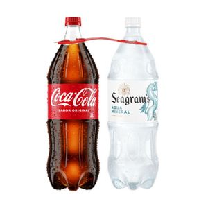 Coca Cola Original + Seagram's 2 Pack