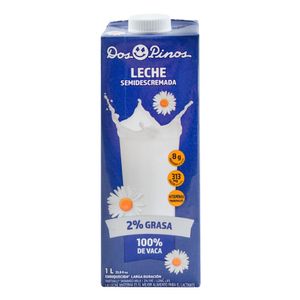Leche UHT Semidescremada Dos Pinos