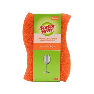 Esponja Lavaplatos Doble Uso Cero Rayas Cocina Scotch Brite