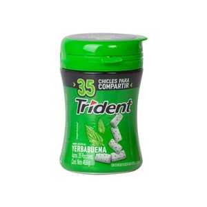 Chicle Yerbabuena Trident Bote