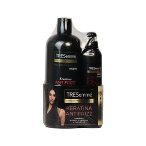 Shampoo Antifrizz Keratina Tresemmé 715ml. + Crema Peinar 200ml.