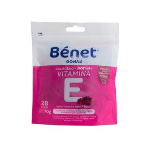 Vitamina E Colágeno Biotina Gomitas Frutos Rojos Benet