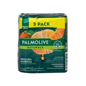 Jabón Pastilla Mandarina Romero Palmolive 3 Pack
