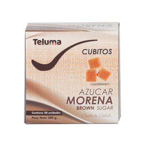 Azúcar Morena 50 Cubos Teluma