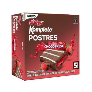Barras Cereal Chocolate Fresa Komplete 5 Pack