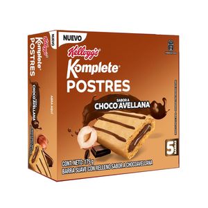 Barras Cereal Chocolate Avellana Komplete 5 Pack