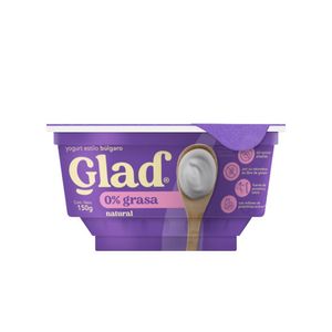 Yogurt 0 Grasas Natural Glad