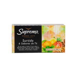 Té Surtido 6 Sabores Supremo