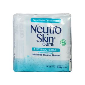 Jabón Pastilla Antibacterial Neutro Neutro Skin 3 Pack
