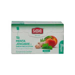 Té Menta Melocotón Jengibre Sassón