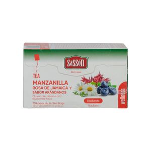 Té Manzanilla Jamaica Arándano Sassón