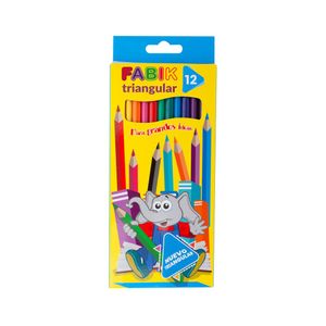 Crayones Madera 12 Colores Fabik