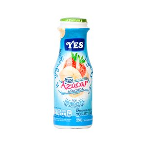 Yogurt Líquido Banano Fresa Light Yes
