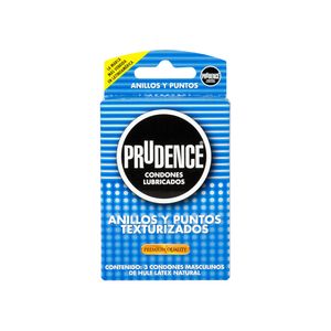 Preservativo Anillos y Puntos Texturizados Prudence