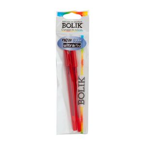 Bolígrafo Ultra Fino Rojo Bolik