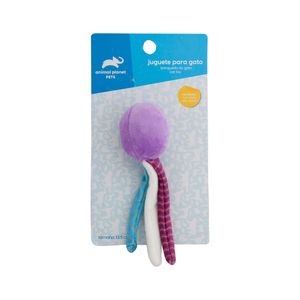 Juguete Para Gato Bolita Con Tiras Animal Planet
