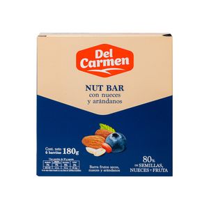 Barras Cereal Con Nueces Y Arándanos Del Carmen