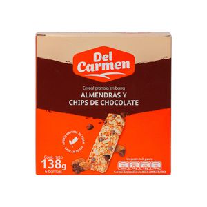 Barra Granola Almendra Chocolate Del Carmen 6 Pack
