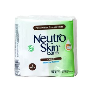 Jabón Pastilla Coco Neutroskin 3 Pack