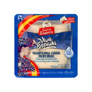 Queso Viva España Sabor Nuez Y Mantequilla Garcia Baquero