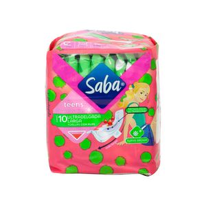 Toalla Femenina Ultradelgada Larga Saba Teens